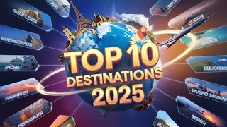 Top 10 Must-Visit Travel Destinations in 2025 | Best Places to Travel Next Year! | Facts 444