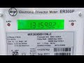 Energy Meter Readings in a  substaion of NLC mines - L&T -Larsen and toubro Trivector meter