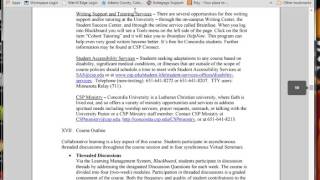 Blackboard: Quick Start
