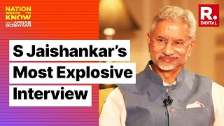 S Jaishankar's Biggest Pre-Election Interview With Arnab Goswami | Nation Wants to Know