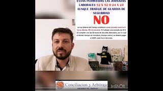 JORNADA DE 24 X 24 ILEGALES. SI ERES GUARDIA DE SEGURIDAD DEBES EVR ESTE VIDEO.