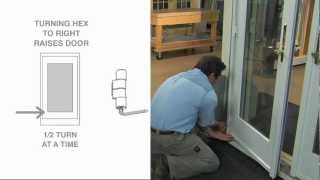 Adjusting a Frenchwood Outswing Patio Door | Andersen Windows