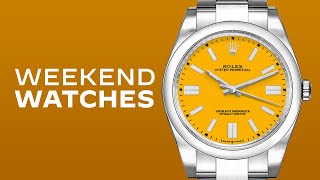 Rolex Oyster Perpetual 41 Yellow — Reviews and Buying Guide for Lange, Patek, De Bethune, and More