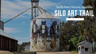 Exploring the North East Silo Art Trail in Victoria, Australia