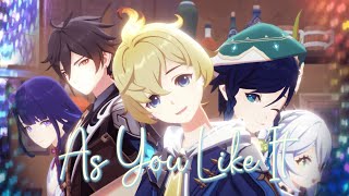 【MMD Genshin | ProSeka】As You Like It🪩/お気に召すまま「Archons ft. Mika🐣」