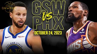 Golden State Warriors vs Phoenix Suns Full Game Highlights | October 24, 2023 | FreeDawkins