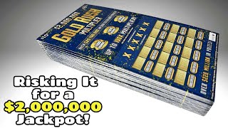 Scratching Every Ticket in the Pack! $2,000,000 Top Prize!