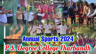 Annual Sports 2024 | Panchayat Samiti Degree College Jharbandh | #annualsports @sibasahuofficial