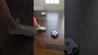 Indoor kids activity! ⚽️ hover soccer ball #soccer #soccerball #indooractivities #indooractivity