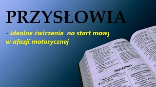 NA START - #Afazja motoryczna# przysłowia  # ćwiczenia #