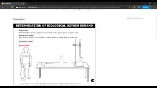 Biological Oxygen Demand(BOD) Virtual Labs