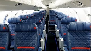 Delta Atmosphere CRJ900 cabin tour