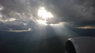 Landing in Butmir airport in Sarajevo - Sletanje na aerodrom Butmir u Sarajevu