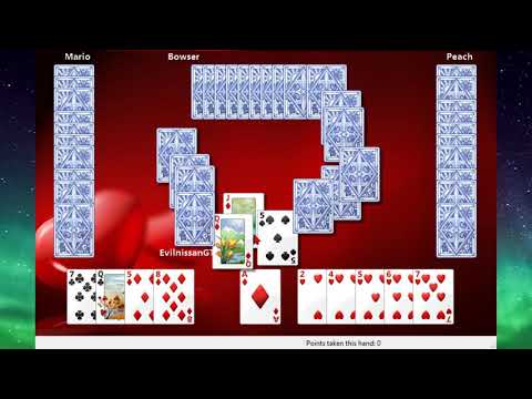 Windows 7 Hearts Gameplay 1 (fixed) - YouTube