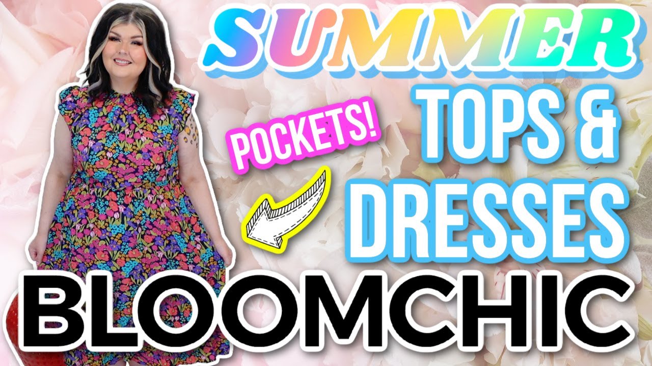 Bloomchic Summer Tops Dresses Try On Haul Youtube