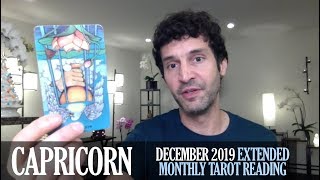 CAPRICORN December 2019 Extended Monthly Intuitive Tarot Reading by Nicholas Ashbaugh