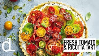 Tomato, Thyme and Ricotta Tart | delicious. Magazine