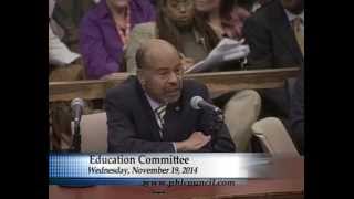 City Council Hearing on Standardized Testing