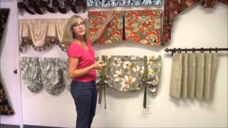 How to measure for different window valance styles.