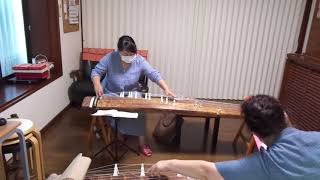 箏二重奏「砧」Japanese KOTO duo「Kinuta」Koto-studio仁