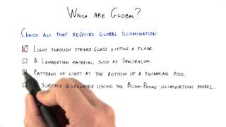 Which are Global? - Interactive 3D Graphics