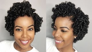 How To Perm Rod Set On Twa Natural Hair