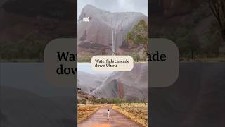 Mesmerising waterfalls cascade down Uluru | ABC News