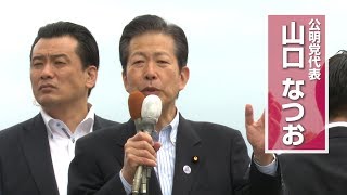 190616 山口代表 参院選（兵庫選挙区）高橋みつお 予定候補 街頭演説会