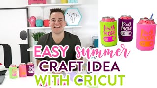 EASY SUMMER CRAFT IDEA WITH CRICUT!