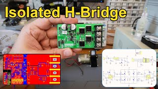 Isolated H-Bridge DC Motor Driver Circuit