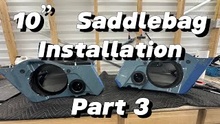 2024 Harley Davidson Saddle Bag Audio 10” Speaker Installation Part 3