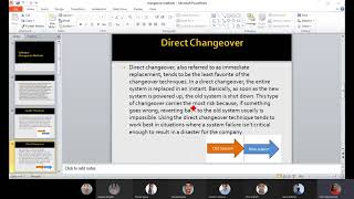 Software Changeover methods Thilini