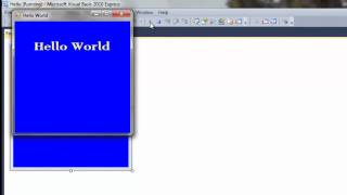Hello World Part 1 VB.NET 2010 Express