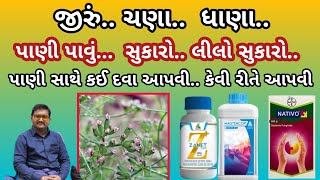 જીરું..ચણા..ધાણા.. લીલો સુકારો..પીળો સુકારો.. આગોતરો સુકારો. પાછોતરો સુકારો..#નિલમ_એગ્રો_તળાજા