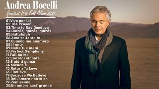 Andrea Bocelli Greatest Hits Full Album Live -- Best Songs Of Andrea Bocelli 2022