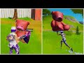 Carry a Giant Pink Teddy Bear found in Risky Reels 100 Meters Guide – Fortnite (Midas Mission)