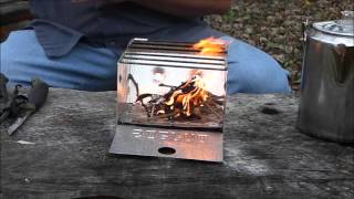 Sterno stove coffee making