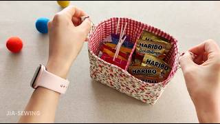 Fabric Basket🧶✨ | DIY | Quick Easy Sewing