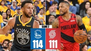 Steph Curry, Warriors storm past Blazers to take 2-0 series lead | 2019 NBA Playoffs Highlights