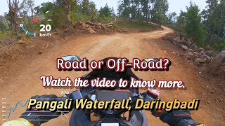 Road to Pangali Waterfall in Daringbadi, Odisha - #BikeTour