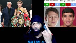 **OFFICIAL!!**  INOUE BLATANTLY DUCKS AKHMADALIEV TO FIGHT A BUS BOY!!