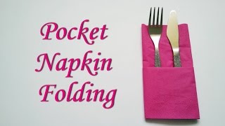 Pocket Napkin Folding | Jednostavno i brzo savijanje salveta