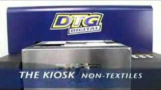 DTG Digital Inkjet to garment Printer in action printing dtg