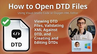 How to Open DTD Files (Visual Studio Code or Oxygen XML Editor)