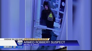 Chico police search for Motel 6 armed robbery suspect