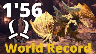 MHW Iceborne - Diablos 1'56 Dual Blades - World Record - Special Arena