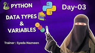 Python Class 03 | Variables, Data Types & Type Conversion Explained