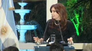 25 de JUN. Cristina Fernández anunció que Amado Boudou será su candidato a vicepresidente