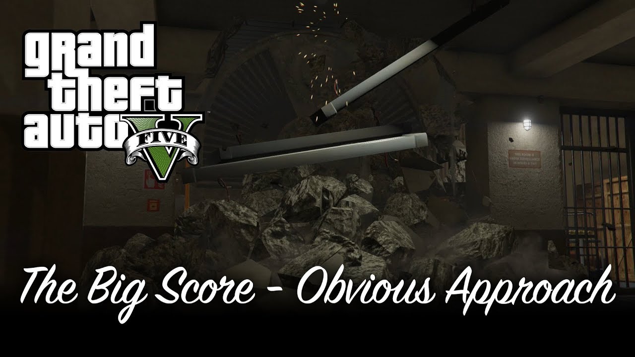 GTA V - The Big Score (Obvious Approach) [100% Gold Medal Mission ...