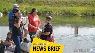 Sunny day for sockeye release